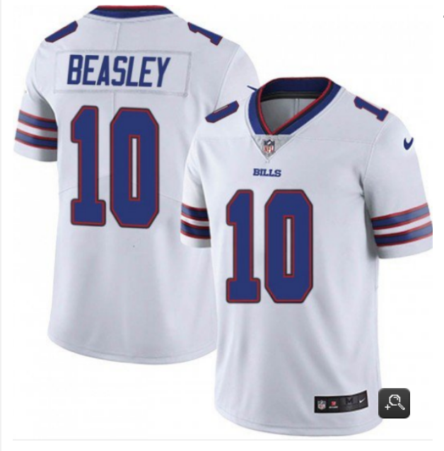 Men's Buffalo Bills #10 Cole Beasley White Vapor Untouchable Limited Stitched NFL Jersey